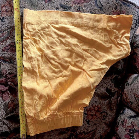 High Waisted Yellow Summer Staple Shorts - Picture 14 of 16